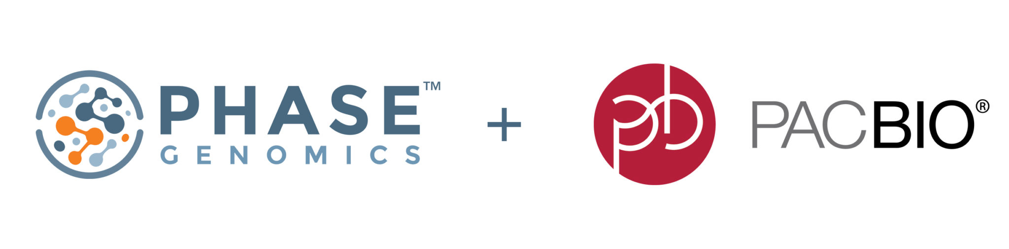 Phase Genomics and Pacific Biosciences logos